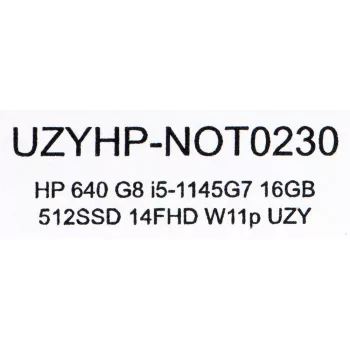 HP ProBook 640 G8 i5-1145G7 16GB 512GB SSD 14 FHD Win11pro Usado