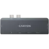 Leitor de cartões SD Canyon DS-5 USB 2.0 Type-C cinzento 60 Hz