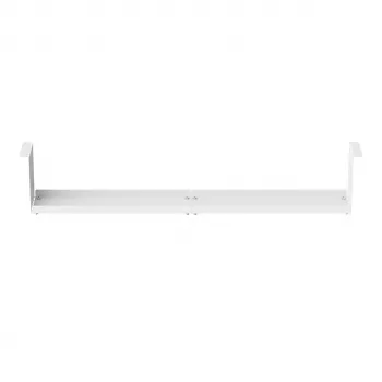 Organizador de cabos compacto Maclean para debaixo da secretária, carga máx. 5 kg, branco, MC-107 W