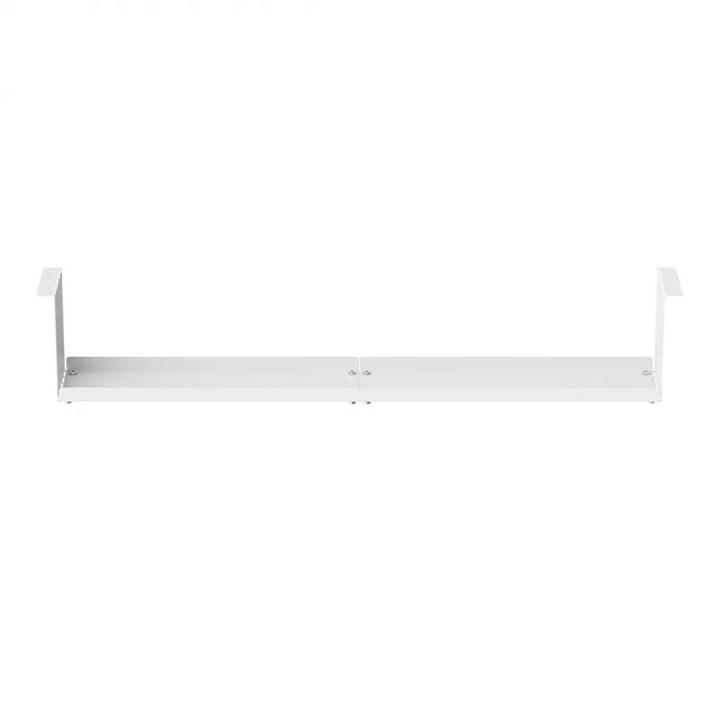 Organizador de cabos compacto Maclean para debaixo da secretária, carga máx. 5 kg, branco, MC-107 W