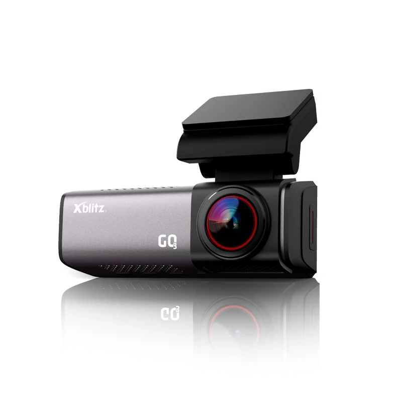 Dashcam para automóvel Xblitz GO3 Full HD 2K (2560x1440) 140° IMX335, 60 fps, GPS, ecrã de 2 polegadas, modo de estacionamento, MicroSD até 128 GB