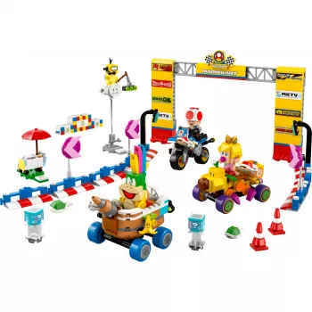 Bricks Mario Kart - Conjunto Baby Peach e Grande Prémio