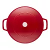 Assadeira Staub Chistera 28 cm redonda vermelho cereja 40511-474-0 405114740 (40511-474-0)