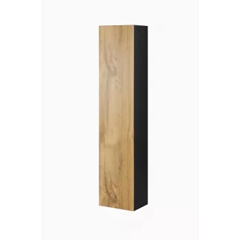 Armário fechado Cama VIGO '180' 180/40/30 preto/carvalho Wotan