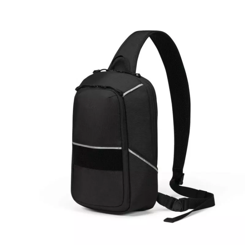 DICOTA Reflective bolsa de ombro para tablet até 12,9 polegadas, 600D RPET, preta