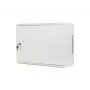 Armário rack 19 polegadas Lanberg 4U+3U 540x200mm, perfil baixo, montagem na parede, cinzento