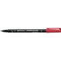 Marcador permanente ponta redonda Staedtler 313-2 vermelho 10 unidades