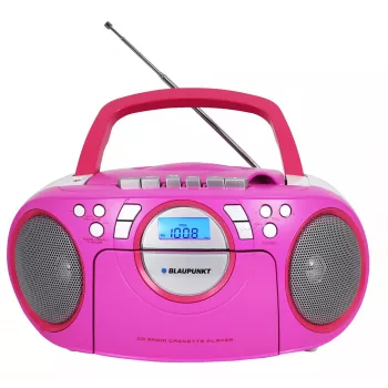 Rádio com leitor de cassetes CD/MP3/USB