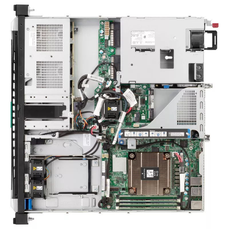 HPE ProLiant DL20 Gen11 - Servidor - Montagem em rack - 1U - 1-Way - 1 x Xeon 6333P / 3,1 GHz - RAM 32 GB - SATA - Hot-Swap 6,4 cm (2,5) (P85574-425)