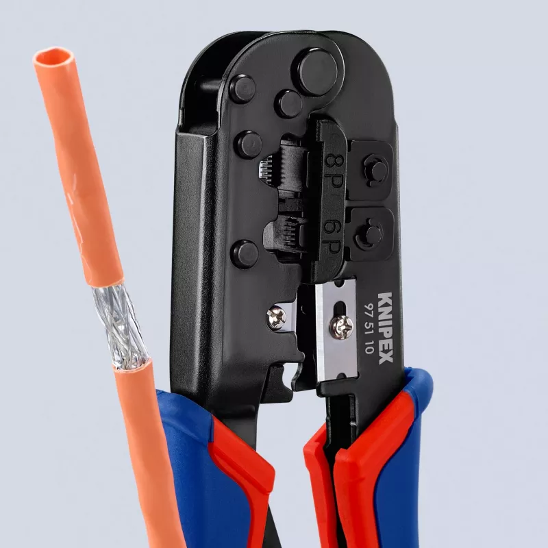 Alicate de cravar cabos Knipex 97 51 10 SB