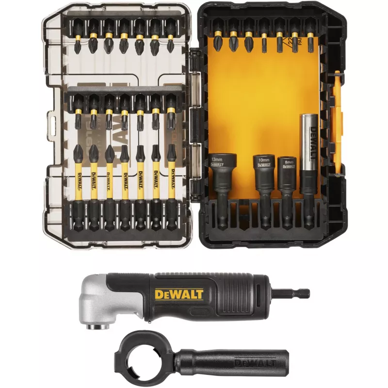 Conjunto de pontas DeWalt FlexTorq DT70782-QZ, 33 un., design McLaren, com adaptador angular