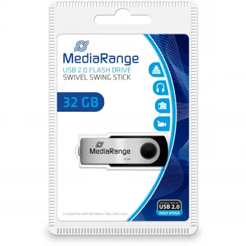 MediaRange USB Flexi-Drive - Pen drive USB - 32 GB - USB 2.0 (MR911)