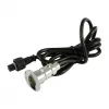 Synergy 21 S21-LED-L00024 Adequado para interior/exterior para interior foco de encastrar 0,6 W preto - prateado ponto de luz