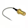 Cabo coaxial DeLOCK 89600 94,8 m SMA extremidade aberta estanhada dourado cinzento