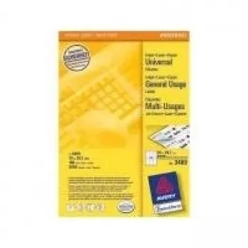 Avery - Etiquetas - branco - A4 (210 x 297 mm) - 100 unid. 30) (3489)
