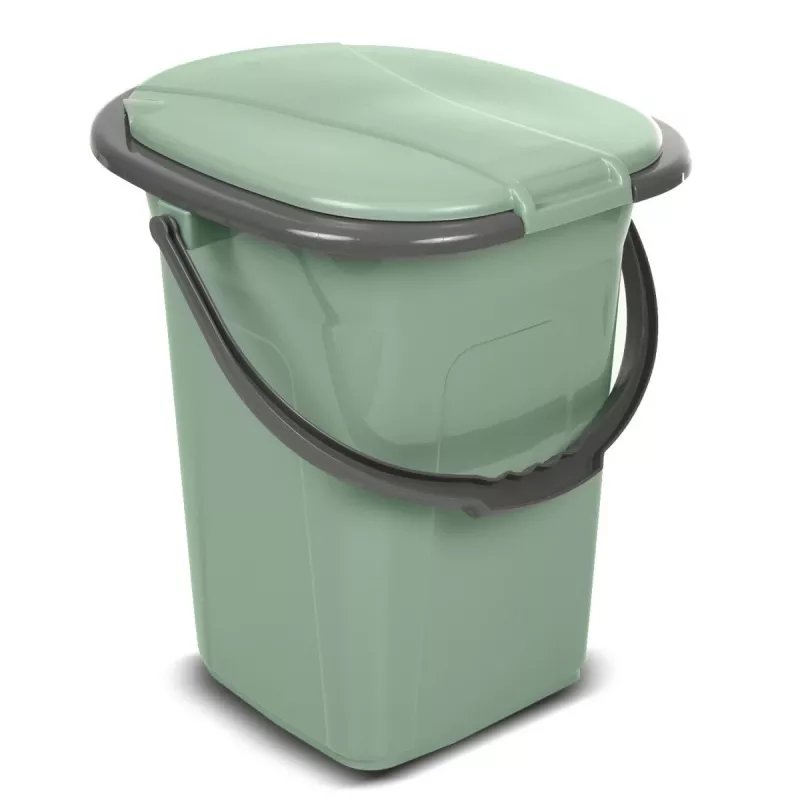 Balde sanitário portátil GreenBlue GB320GG — balde sanitário portátil leve, modelo GB320GG