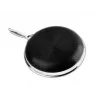 Frigideira KOHERSEN NX CERAMIC 24 cm, corpo em aço inoxidável, revestimento antiaderente NX CERAMIC, adequada para indução, com tampa