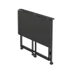 Mesa dobrável Maclean, preta, móvel, 100 x 50 cm, máx. 50 kg MC-1250 B
