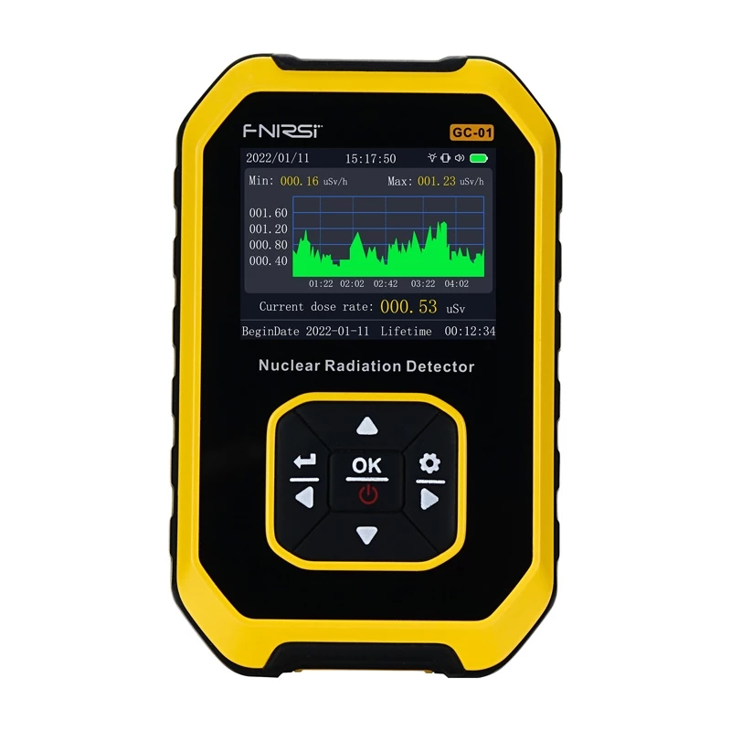 Detetor de radiação nuclear FNIRSI GC-01