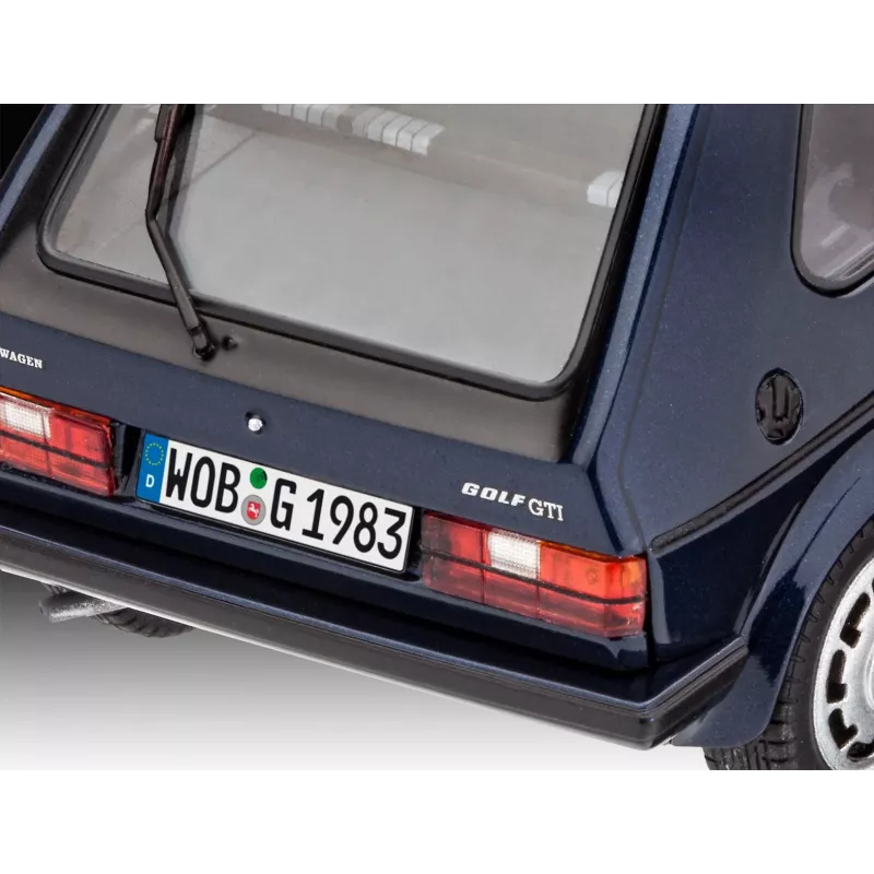 Modelo de automóvel Revell 35 anos VW Golf 1 GTI Pirelli