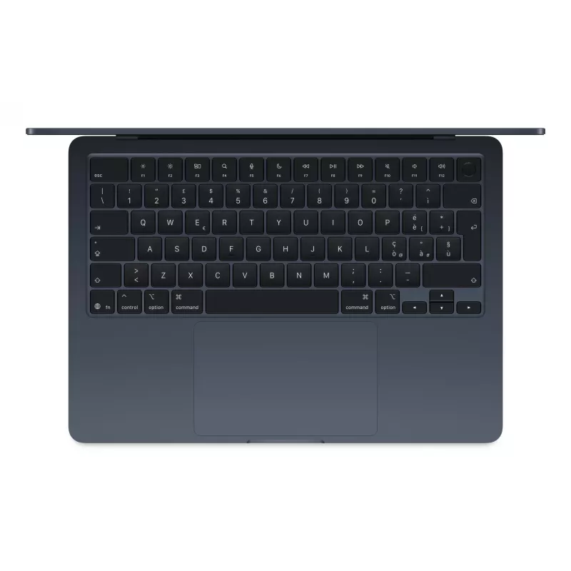Apple MacBook Air 13 (2025), 24 GB, 512 GB, M4 (10-CPU/10-GPU), Midnight, fonte de alimentação 35W Dual USB-C, alemão, MC6C4D/A