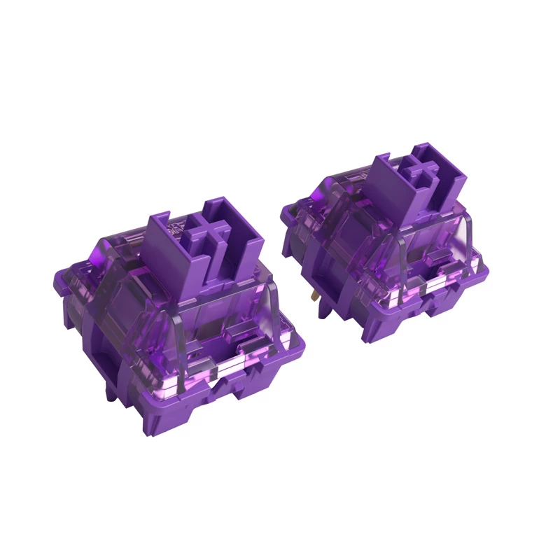 Akko V3 Pro Lavender Purple interruptor mecânico, 5 pinos, tátil, haste MX, 40 g, 45 unid.
