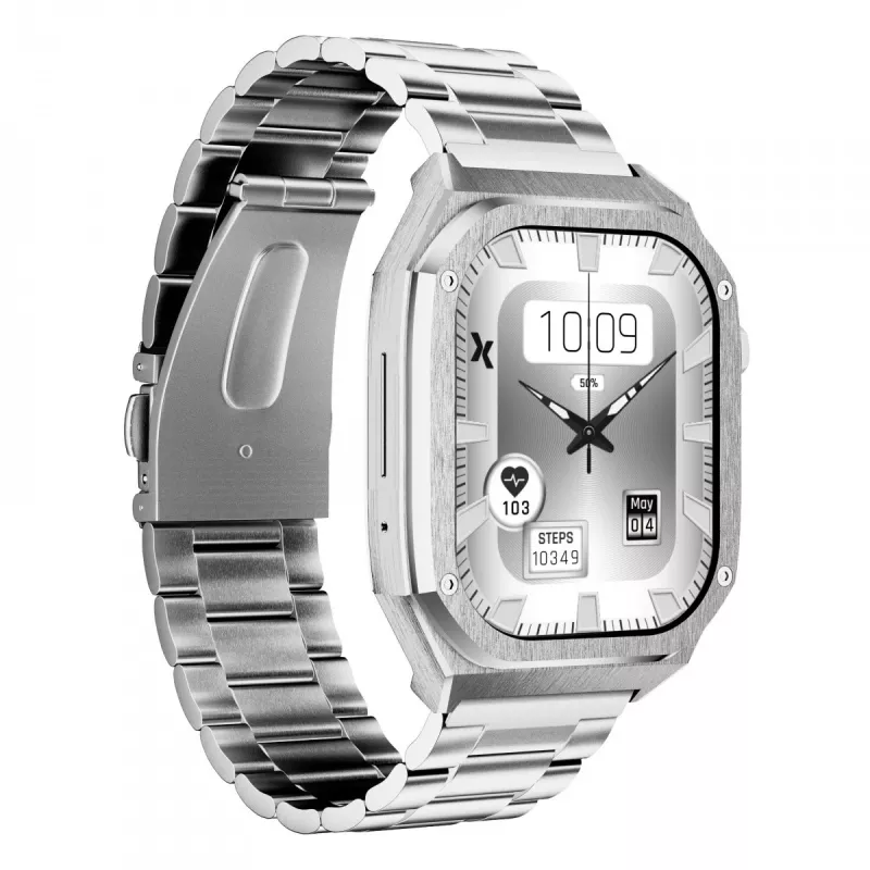 Smartwatch MaxCom FW65 Iron S prateado