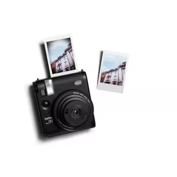 Máquina fotográfica instantânea Fujifilm Instax Mini 99 preta — imagem 62×46 mm, filme 86×54 mm, distância focal 60 mm
