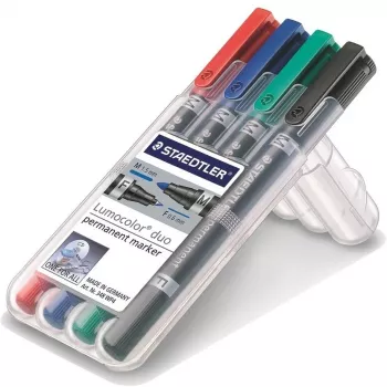 Marcador permanente Staedtler Lumocolor 348 ponta fina/redonda