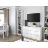 top e shop W40 PAFOS BIA vitrina — aglomerado branco, 290×400×2000 mm
