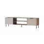 Móvel de TV Cama ALMERA 180,5×42×52,5 cm nogueira/cashmere – superfície em aglomerado, moldura nogueira