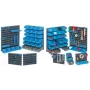Conjunto de suporte para ferramentas allit StorePlus P 139,70 cm (55 polegadas) com caixas transparentes