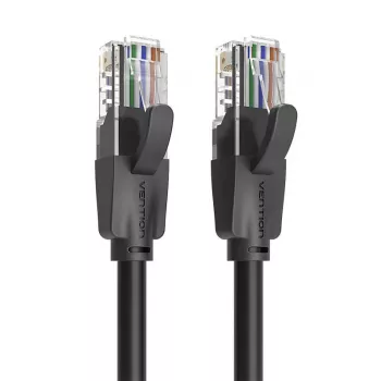 Cabo patch CAT.6 UTP/10M preto Ibebl Vention