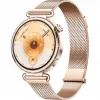 Smartwatch HUAWEI WATCH GT6 1,32 polegadas AMOLED, 41 mm, aço inoxidável, dourado, bracelete Milanese, IP69, bateria de 14 dias