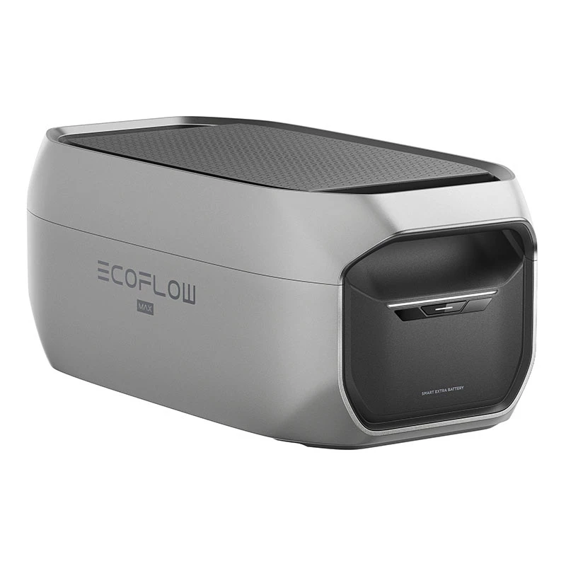Bateria para estação de energia EcoFlow DELTA 3 Max Plus — LiFePO4 2.048 Wh, preto