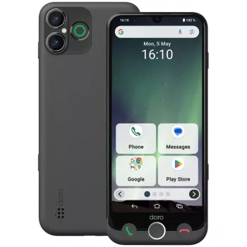 Smartphone Doro Aurora A30 6,1 polegadas 128 GB preto