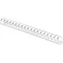 Fellowes - 16 mm - 21 anéis - branco - 100 unid. lombada plástica (5347003)