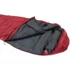 Saco de dormir Redwood -3 (vermelho-escuro/cinzento)
