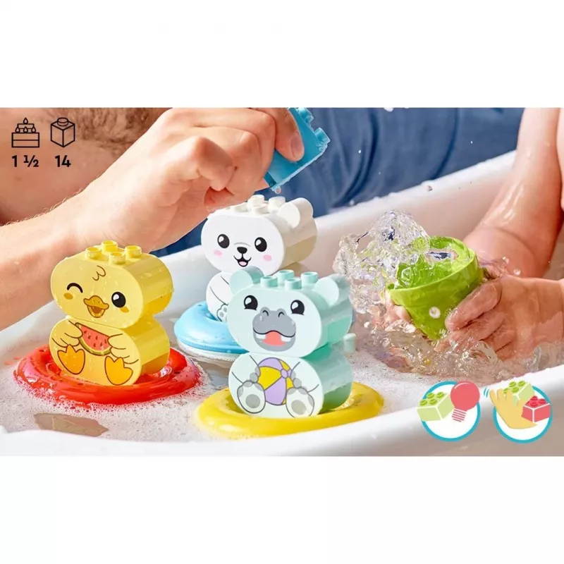 LEGO DUPLO 10965 DIVERSÃO NO BANHO: COMBOIO DE ANIMAIS FLUTUANTE