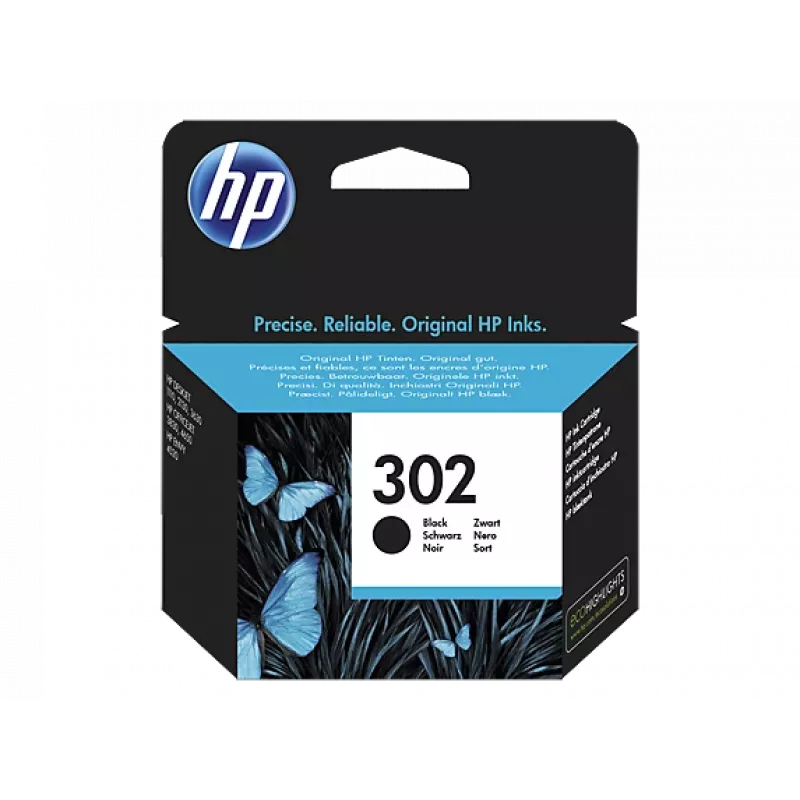 HP 302 (F6U66AE) Cartucho de tinta, preto (SPEC)