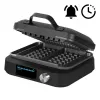 Máquina de waffles Lovio LVWF002BK 1500W preta