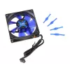 Noiseblocker BlackSilentFan X2 ITR-X-2 ventoinha para caixa, 80 x 80 x 25 mm