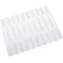Tiras de encadernação Soennecken 1554293, plástico branco, 2 x 15 cm, 100 unidades/embalagem