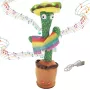 Brinquedo cato dançante com sombrero Extralink Toys, cantante para crianças LED USB