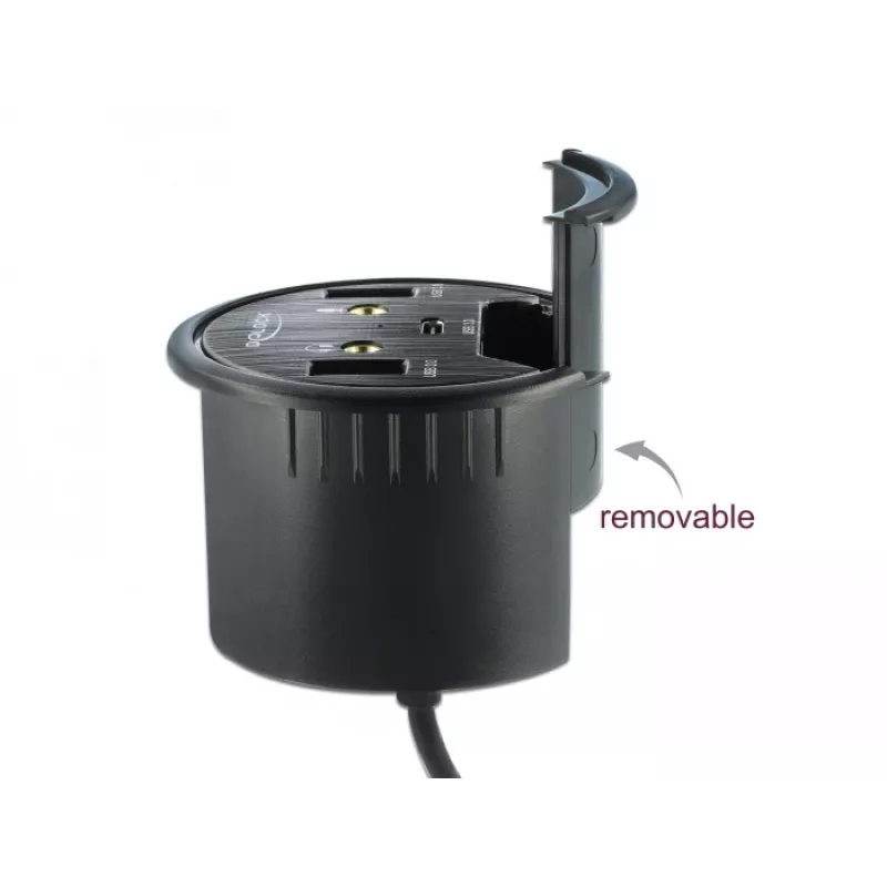 Hub USB para secretária DeLOCK 3 portas 62794