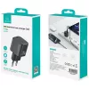 Carregador usams USA001627 20W 1×USB‑C com cabo USB‑C — adaptador de carregamento rápido para telefones e tablets