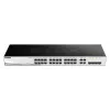 D-Link DGS-1210-28 gerido L2/L2+ 1U preto