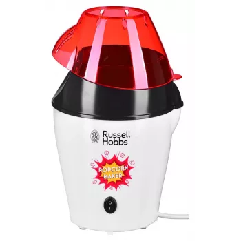 Máquina de pipocas Russell Hobbs Fiesta preto, vermelho, branco 1200 W