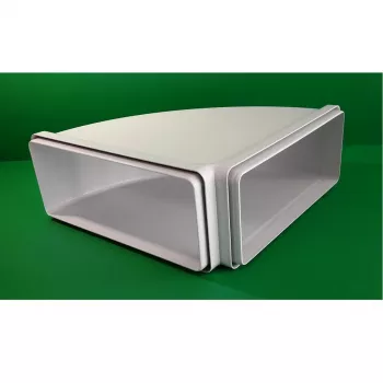 Faber Curve CRO 90 – Curva de 90° para conduta de exaustão retangular 220 x 90 mm