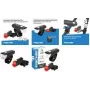 Conjunto de luzes LED para bicicleta FISCHER a pilhas preto 50760
